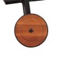 Tumbona ajustable de madera maciza de acacia y patas de acero de vidaXL, Tumbonas - Ref: Foro24-44394, Precio: 120,09 €, Desc...