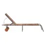 Adjustable sun lounger made of solid acacia wood and steel legs by vidaXL, Loungers - Ref: Foro24-44394, Price: 97,71 €, Disc...