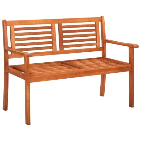 Banco de jardín de 2 plazas madera maciza eucalipto 120 cm de vidaXL, Bancos de jardín - Ref: Foro24-44398, Precio: 182,49 €,...
