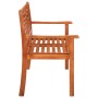 Banco de jardín de 2 plazas madera maciza eucalipto 120 cm de vidaXL, Bancos de jardín - Ref: Foro24-44398, Precio: 182,49 €,...