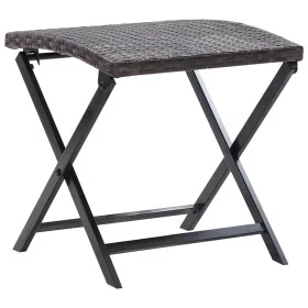 Klapphocker Kunstrattan braun von vidaXL, Hocker für den Außenbereich - Ref: Foro24-45772, Preis: 53,82 €, Rabatt: %