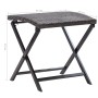 Taburete plegable ratán sintético marrón de vidaXL, Otomanas de exterior - Ref: Foro24-45772, Precio: 50,80 €, Descuento: %