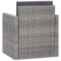 Sillón de jardín con cojines ratán sintético gris de vidaXL, Sillas de jardín - Ref: Foro24-45781, Precio: 117,81 €, Descuent...