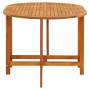 Mesa de jardín madera maciza de acacia 130x90x72 cm de vidaXL, Mesas de jardín - Ref: Foro24-42659, Precio: 139,15 €, Descuen...