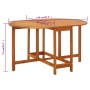 Mesa de jardín madera maciza de acacia 130x90x72 cm de vidaXL, Mesas de jardín - Ref: Foro24-42659, Precio: 139,15 €, Descuen...