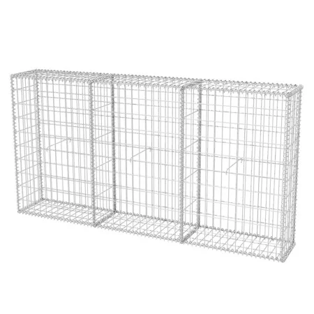 Cesta de muro de gaviones acero galvanizado 200x30x100 cm de vidaXL, Paneles de vallas - Ref: Foro24-142548, Precio: 92,02 €,...