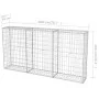 Cesta de muro de gaviones acero galvanizado 200x30x100 cm de vidaXL, Paneles de vallas - Ref: Foro24-142548, Precio: 92,02 €,...