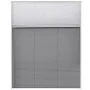 Mosquitera plisada para ventanas aluminio 80x100cm com sombrilla de vidaXL, Mosquiteras para ventanas - Ref: Foro24-142616, P...