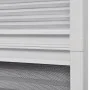 Mosquitera plisada para ventanas aluminio 80x100cm com sombrilla de vidaXL, Mosquiteras para ventanas - Ref: Foro24-142616, P...
