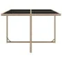Set de comedor de jardín 5 pzas y cojines ratán sintético beige de vidaXL, Conjuntos de jardín - Ref: Foro24-46385, Precio: 3...