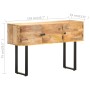 Aparador de madera maciza de mango 116x35x75 cm de vidaXL, Aparadores - Ref: Foro24-320470, Precio: 199,21 €, Descuento: %