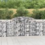 Cestas de gaviones 20 uds forma de arco hierro 300x50x100/120cm en Macetas y jardineras | Comprar online en Foru.es