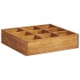 Arriate de especias madera maciza de acacia 60x60x15 cm de vidaXL, Maceteros y jardineras - Ref: Foro24-46575, Precio: 42,18 ...