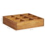 Arriate de especias madera maciza de acacia 60x60x15 cm de vidaXL, Maceteros y jardineras - Ref: Foro24-46575, Precio: 42,18 ...