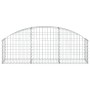 Cesta de gaviones forma arco hierro galvanizado 150x30x40/60 cm en Macetas y jardineras | Comprar online en Foru.es