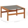 Silla de jardín con reposapiés madera eucalipto textilene gris de vidaXL, Sillas de jardín - Ref: Foro24-48698, Precio: 152,0...