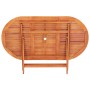 Mesa de jardín plegable madera maciza de eucalipto 160x85x74 cm de vidaXL, Mesas de jardín - Ref: Foro24-48703, Precio: 153,1...