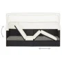 Sofá de jardín con dosel negro ratán sintético de vidaXL, Tumbonas - Ref: Foro24-49393, Precio: 196,60 €, Descuento: %