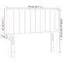 Kopfteil aus dunkelgrünem Samt, 90 x 5 x 78/88 cm von vidaXL, Kopf- und Fußteile - Ref: Foro24-346225, Preis: 46,49 €, Rabatt: %