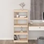 Estantería/divisor de espacios madera de pino 60x30x135,5 cm de vidaXL, Librerías y estanterías - Ref: Foro24-808168, Precio:...