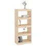 Estantería/divisor de espacios madera de pino 60x30x135,5 cm de vidaXL, Librerías y estanterías - Ref: Foro24-808168, Precio:...