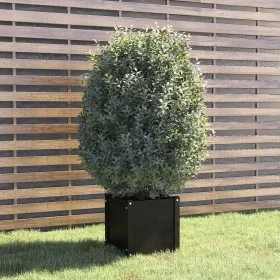 Jardinera de madera maciza de pino negro 40x40x40 cm de vidaXL, Maceteros y jardineras - Ref: Foro24-810542, Precio: 40,29 €,...