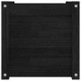 Jardinera de madera maciza de pino negro 40x40x40 cm de vidaXL, Maceteros y jardineras - Ref: Foro24-810542, Precio: 40,81 €,...