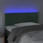 Cabecero con LED de terciopelo verde oscuro 90x5x78/88 cm de vidaXL, Cabeceros y pies de cama - Ref: Foro24-3121889, Precio: ...