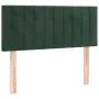 Cabecero con LED de terciopelo verde oscuro 90x5x78/88 cm de vidaXL, Cabeceros y pies de cama - Ref: Foro24-3121889, Precio: ...