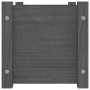 Jardinera de madera maciza de pino gris 60x31x31 cm de vidaXL, Maceteros y jardineras - Ref: Foro24-810708, Precio: 45,16 €, ...