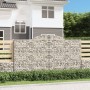 Cestas de gaviones 9 uds forma de arco hierro 300x50x160/180 cm en Macetas y jardineras | Comprar online en Foru.es