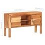 Aparador de madera maciza de acacia 116x30x66 cm de vidaXL, Aparadores - Ref: Foro24-320476, Precio: 200,74 €, Descuento: %