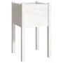 Jardineras 2 unidades madera maciza de pino blanco 40x40x70 cm de vidaXL, Maceteros y jardineras - Ref: Foro24-810792, Precio...