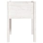 Jardinera de madera maciza de pino blanco 50x50x70 cm de vidaXL, Maceteros y jardineras - Ref: Foro24-810801, Precio: 31,45 €...