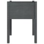 Jardinera de madera maciza de pino gris 50x50x70 cm de vidaXL, Maceteros y jardineras - Ref: Foro24-810803, Precio: 31,45 €, ...