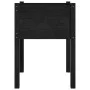 Jardineras 2 uds madera maciza de pino negro 50x50x70 cm de vidaXL, Maceteros y jardineras - Ref: Foro24-810808, Precio: 54,6...