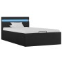 Cama hidráulica con almacenaje y LED tela gris oscuro 100x200cm de vidaXL, Camas y somieres - Ref: Foro24-285601, Precio: 406...