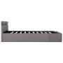 Cama canapé hidráulica almacenaje LED tela gris topo 160x200 cm de vidaXL, Camas y somieres - Ref: Foro24-285628, Precio: 347...