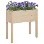 Jardineras 2 uds madera maciza de pino 70x31x70 cm de vidaXL, Maceteros y jardineras - Ref: Foro24-810820, Precio: 74,80 €, D...