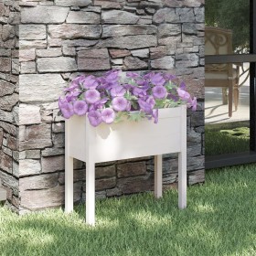 Jardinera de madera maciza de pino blanco 70x31x70 cm de vidaXL, Maceteros y jardineras - Ref: Foro24-810821, Precio: 48,28 €...