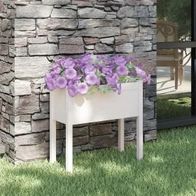 Jardinera de madera maciza de pino blanco 70x31x70 cm de vidaXL, Maceteros y jardineras - Ref: Foro24-810821, Precio: 47,67 €...