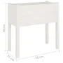Jardinera de madera maciza de pino blanco 70x31x70 cm de vidaXL, Maceteros y jardineras - Ref: Foro24-810821, Precio: 47,67 €...