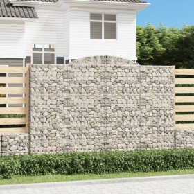 Cestas de gaviones 6 uds forma de arco hierro 300x50x200/220 cm en Macetas y jardineras | Comprar online en Foru.es