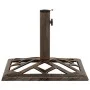 Base de sombrilla de hierro fundido bronce 44x44x31 cm de vidaXL, Bases para sombrillas - Ref: Foro24-317762, Precio: 45,94 €...