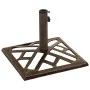 Base de sombrilla de hierro fundido bronce 44x44x31 cm de vidaXL, Bases para sombrillas - Ref: Foro24-317762, Precio: 45,94 €...