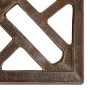 Base de sombrilla de hierro fundido bronce 44x44x31 cm de vidaXL, Bases para sombrillas - Ref: Foro24-317762, Precio: 49,28 €...