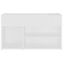 Banco zapatero de madera contrachapada blanco 80x30x45 cm de vidaXL, Zapateros y organizadores de calzado - Ref: Foro24-80874...