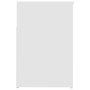 Banco zapatero de madera contrachapada blanco 80x30x45 cm de vidaXL, Zapateros y organizadores de calzado - Ref: Foro24-80874...