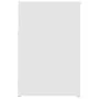 Banco zapatero de madera contrachapada blanco 80x30x45 cm de vidaXL, Zapateros y organizadores de calzado - Ref: Foro24-80874...