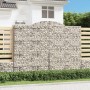 Cestas de gaviones 7 uds forma de arco hierro 300x50x220/240 cm en Macetas y jardineras | Comprar online en Foru.es